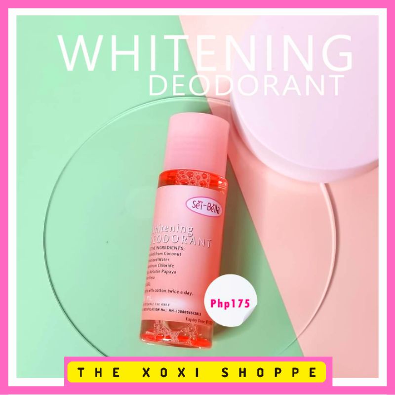 SeiBella Whitening Deodorant 60ml Formulated for Dark Underarms