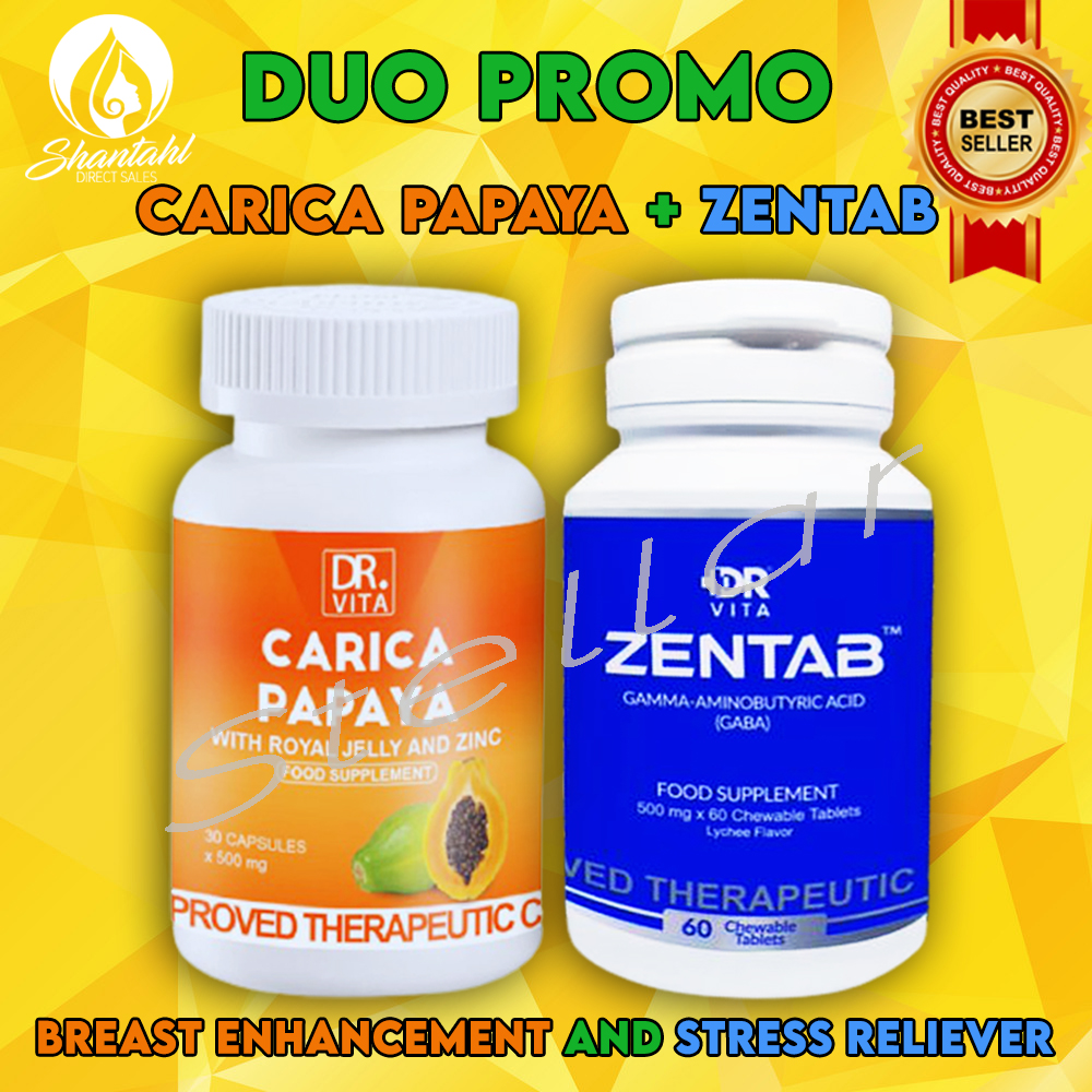 DUO PROMO OF DR. VITA CARICA PAPAYA and Dr vita Zentab with Gamma