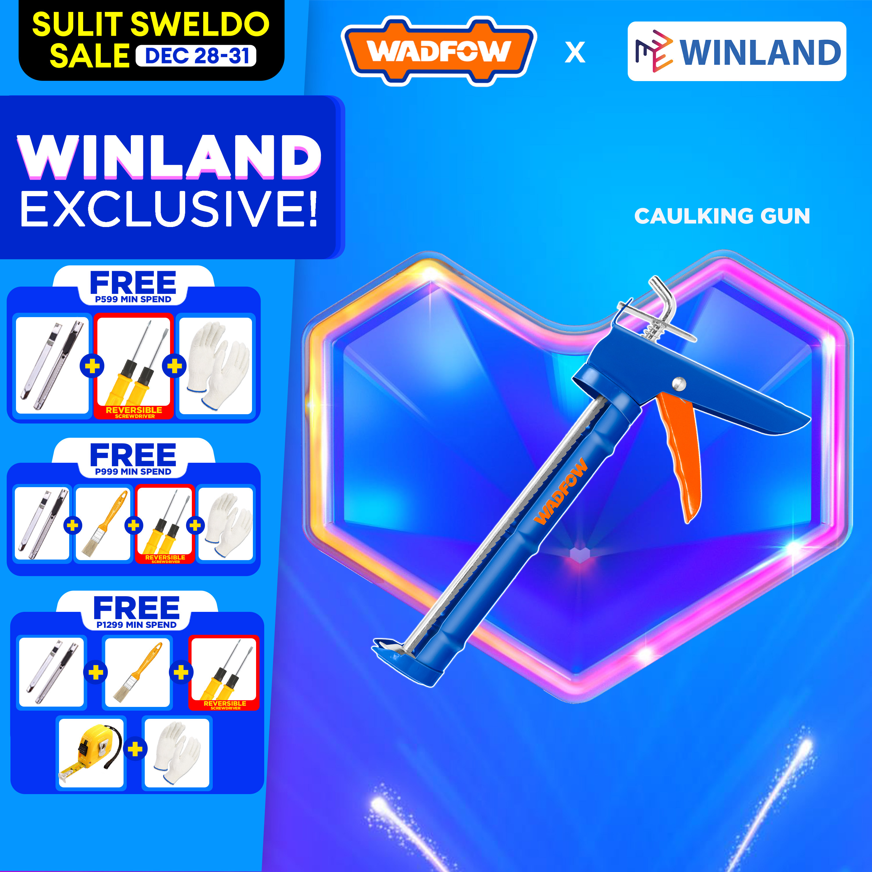 WADFOW By Winland WCG1309 Caulking Sealant Silicon Gun 9 Iron Shank wadfow-by-winland-wcg1309-caulking-sealant-silicon-gun-9-iron-shank