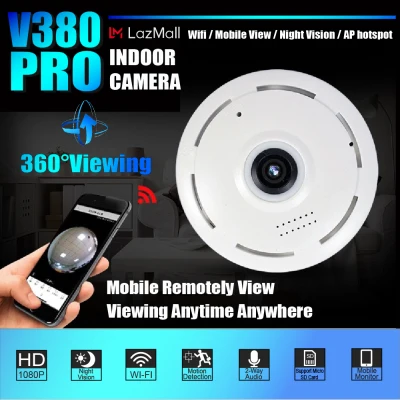 V380 PRO HD Fisheye WIFI Camera Monitor 360° VR Panoramic IP Camera