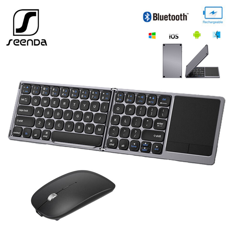 Jelly Comb Bluetooth Foldable Keyboard with Numeric Keypad Full Size