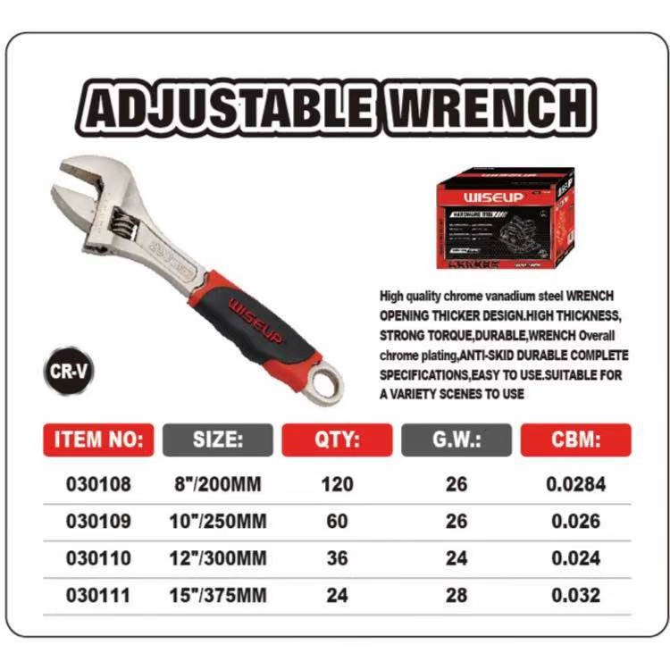 Rubber Handle Adjustable Wrench | Lazada PH