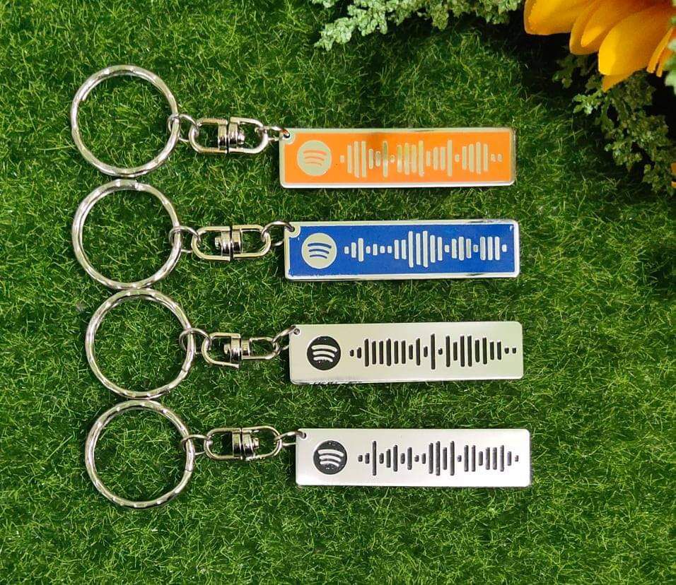 Spotify QR CODE Keychain (colored) Lazada PH