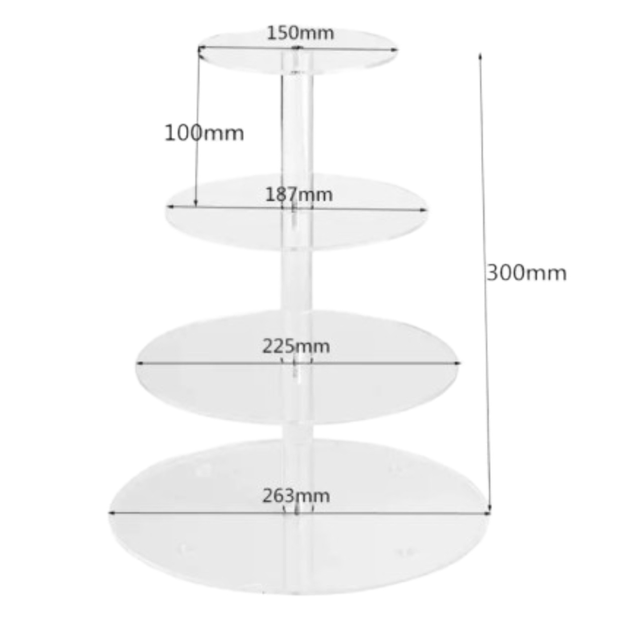 Acrylic cupcake cake stand Dessert Stand/ Food Display Stand Lazada PH