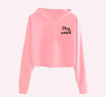 lazada crop top hoodie