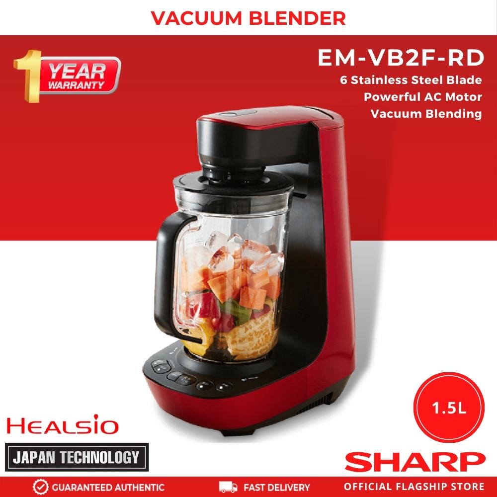 Sharp EMVB2FRD Healsio Vacuum Blender with to go Bottle Lazada PH