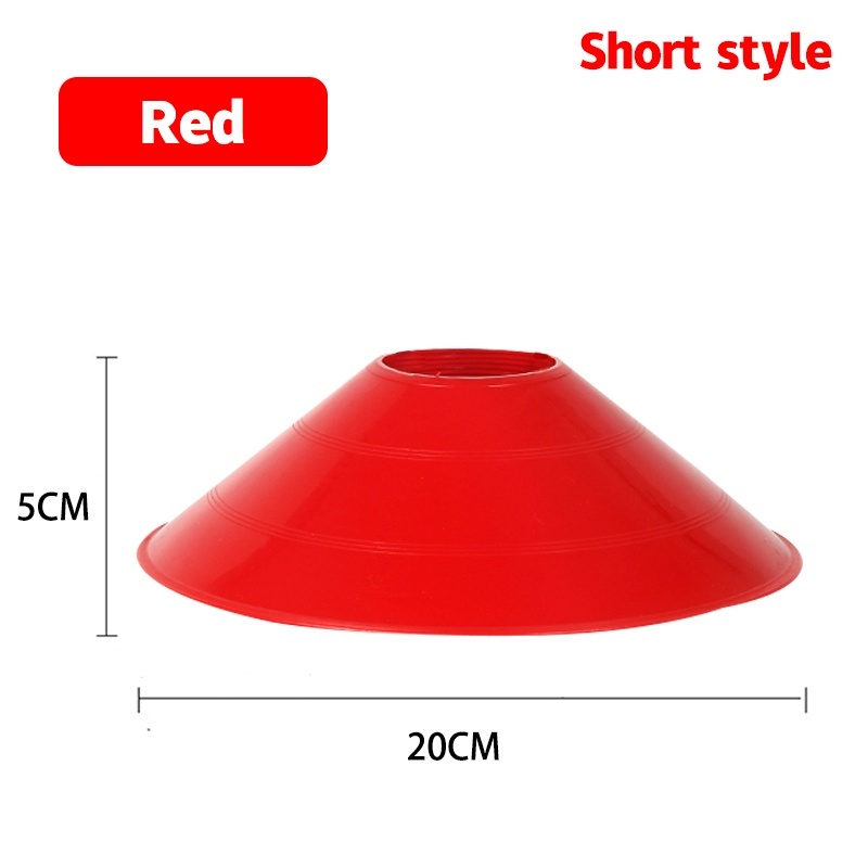 1pc/5Pcs Plastic Agility Cones 18cm Soccer Cones Traffic Cone Sport