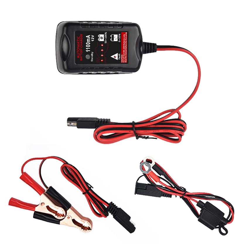 Lst 12v 1.1amp Automatic Battery Maintainer Trickle Smart Charger For 