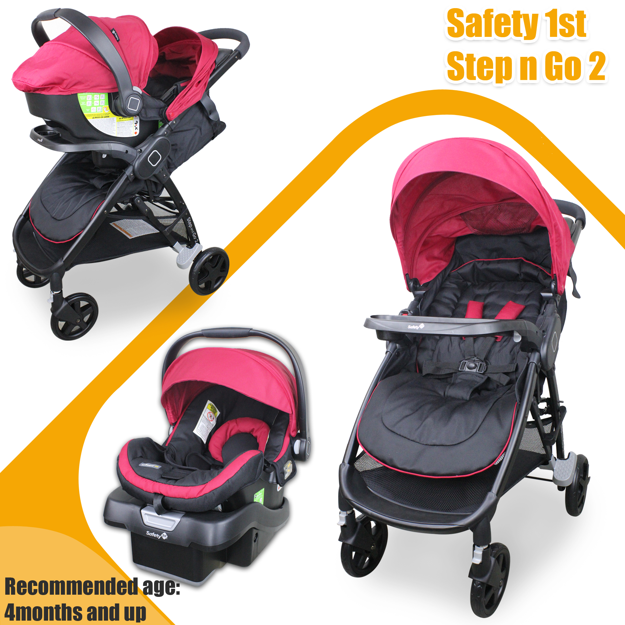 safety 1st step and go travel system