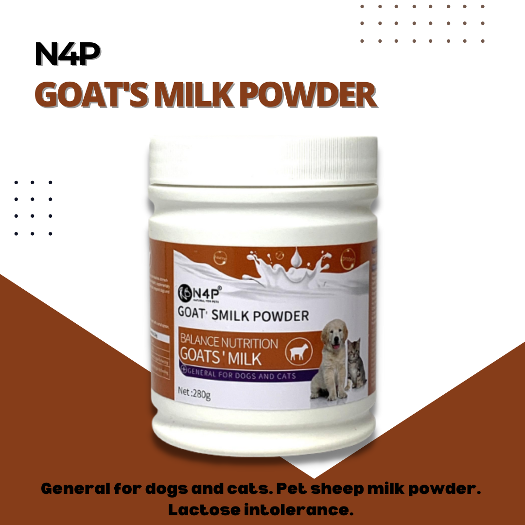 [FCR AGRIVET] N4P Goat's Milk Powder 280g for Dogs and Cats Milk