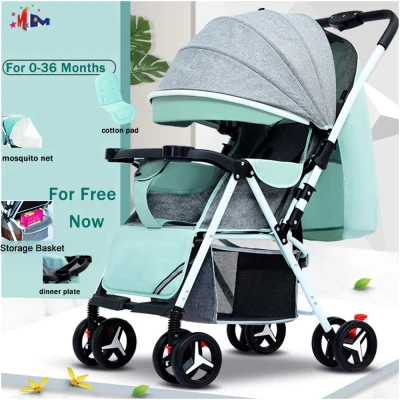 Baby Stroller Toddler Walker Foldable Washable Plate 2-way Light Infant Stroller 0-36 Month