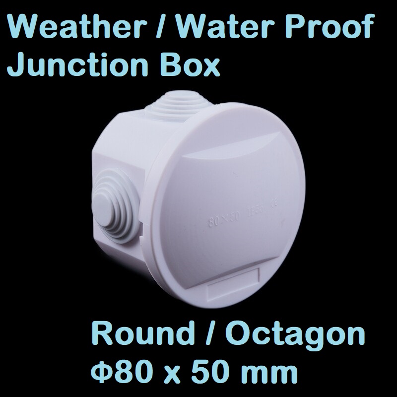 Round Octagon Junction Box Waterproof Outdoor Electrical CCTV Enclosure