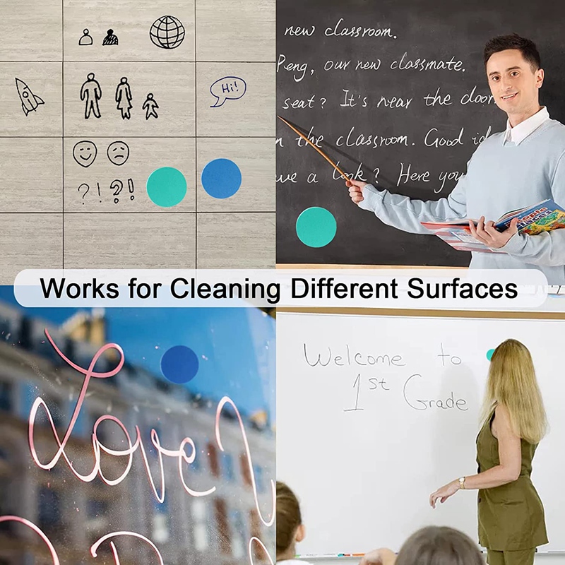 16 Pack Mini Dry Erase Erasers Whiteboard Erasers Chalkboard