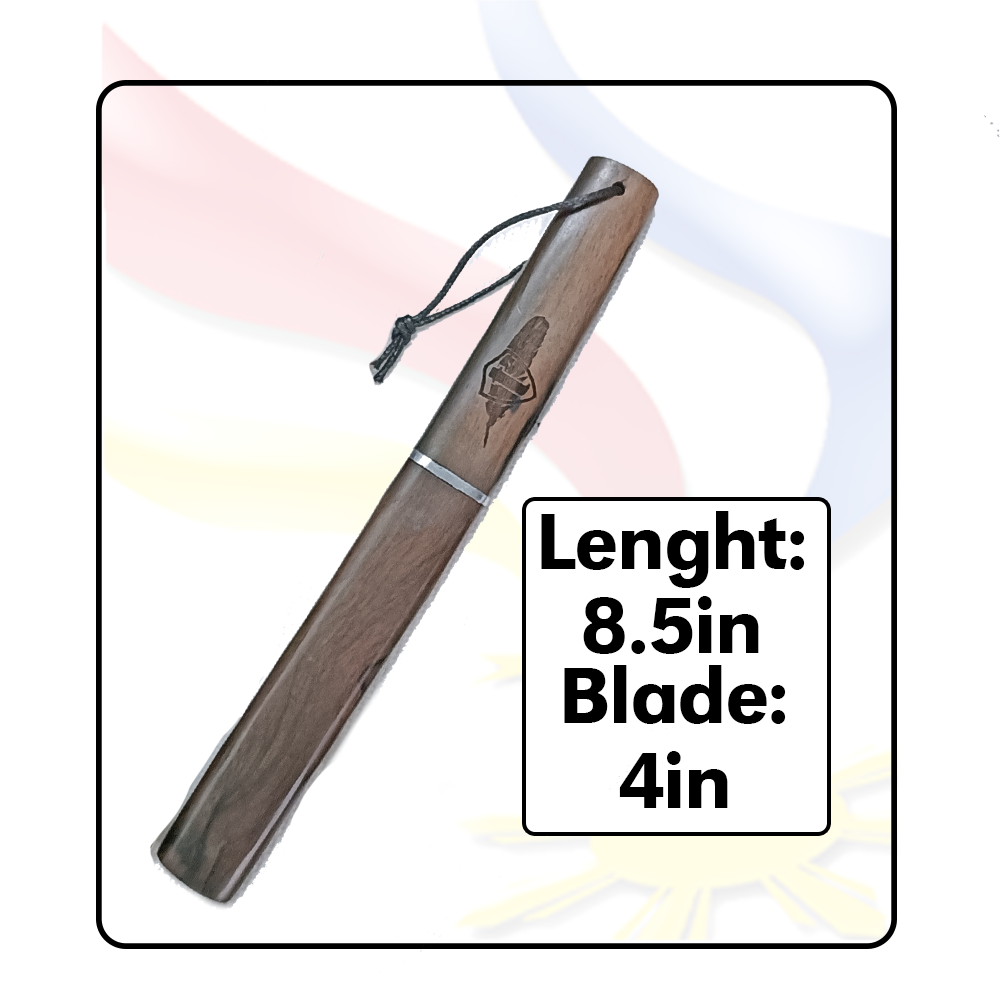 [SMBG-03] Kamagong Stainless Knife Engraved | Lazada PH