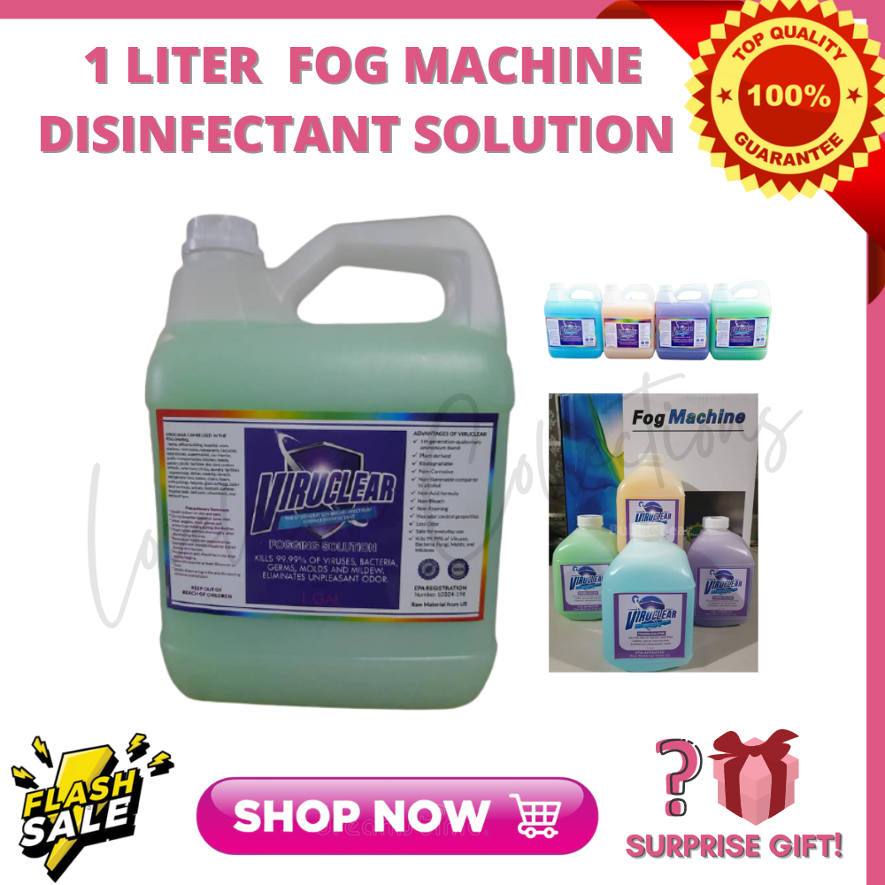 Loveleigh. Safe Disinfectant Solution 1 LITER For Fog Machines Mist