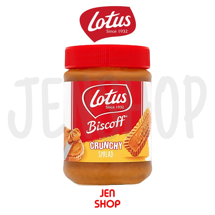Strawberry jam Authentic Lotus Biscoff Cookie Butter Spread (Smooth