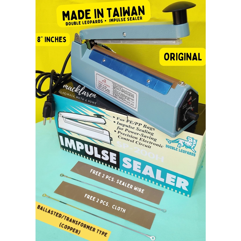 Impulse Sealer ️ Heat Sealer ️ Plastic Sealing Machine ️ Double