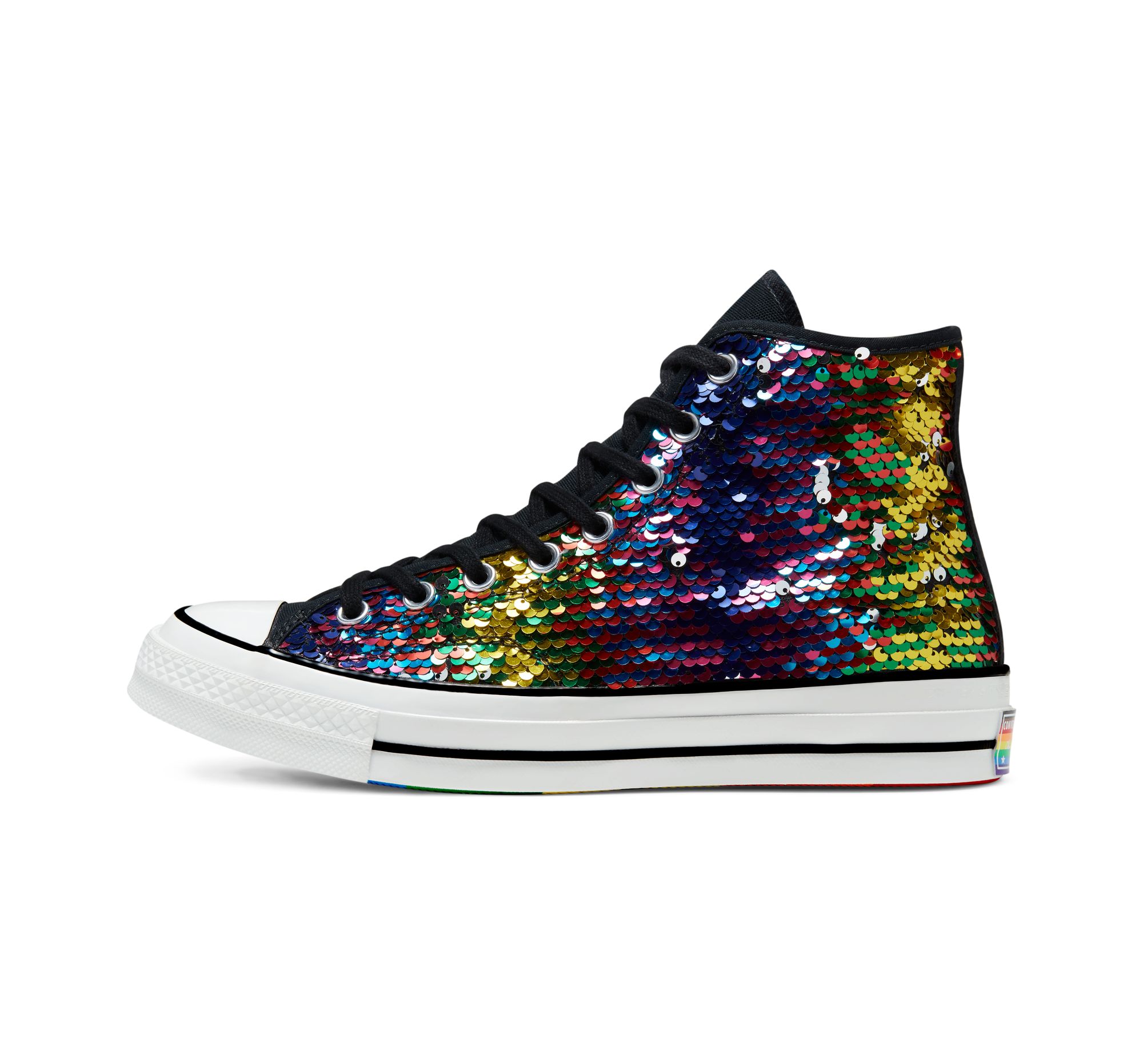 reversible sequin converse