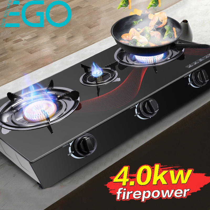 Household gas stoves glass stoves burner stoves 3 burner 3d gas stoves