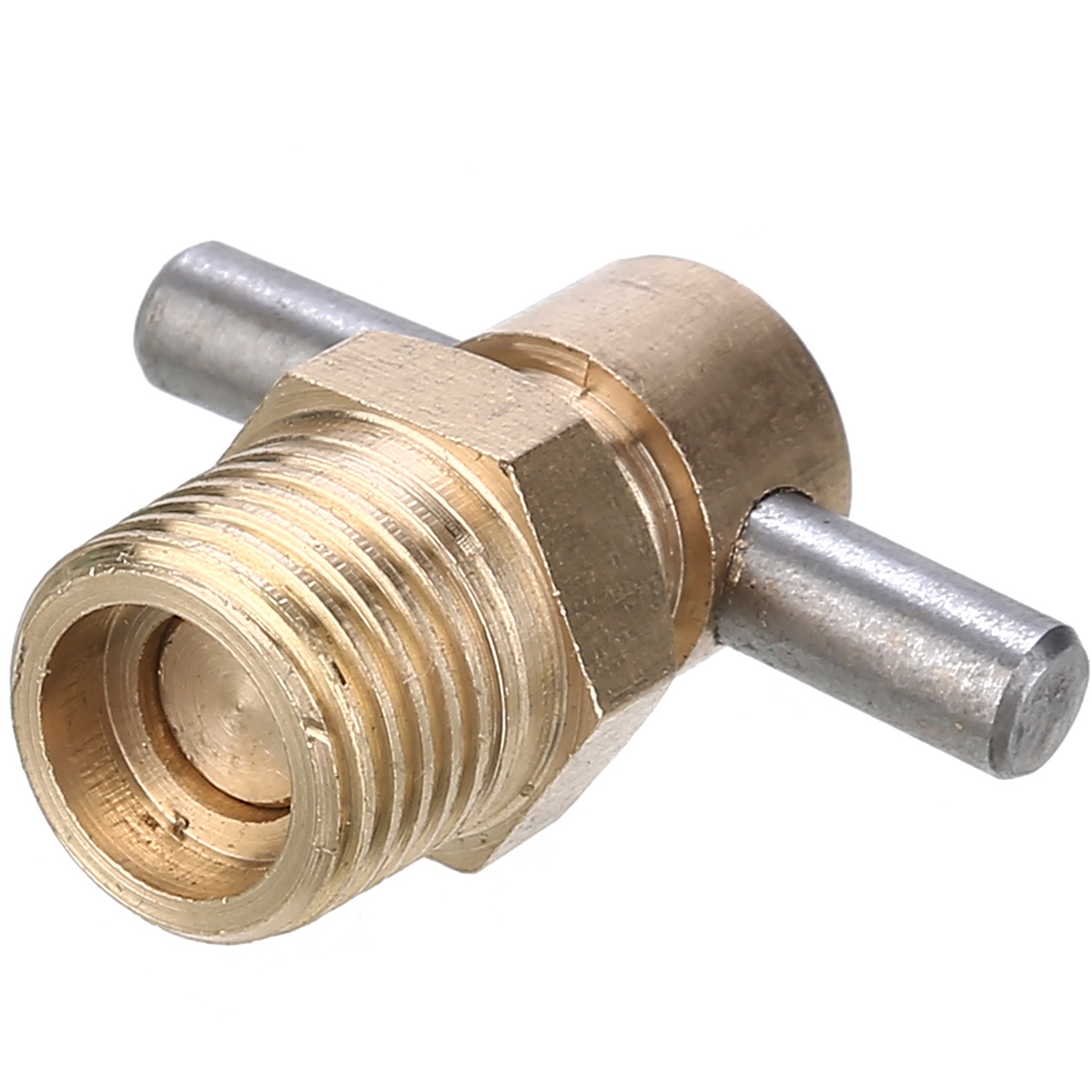 Durable 1/4 Inch NPT Brass Drain Valve Air Compressor Drain Valve For Air Compressor Tank