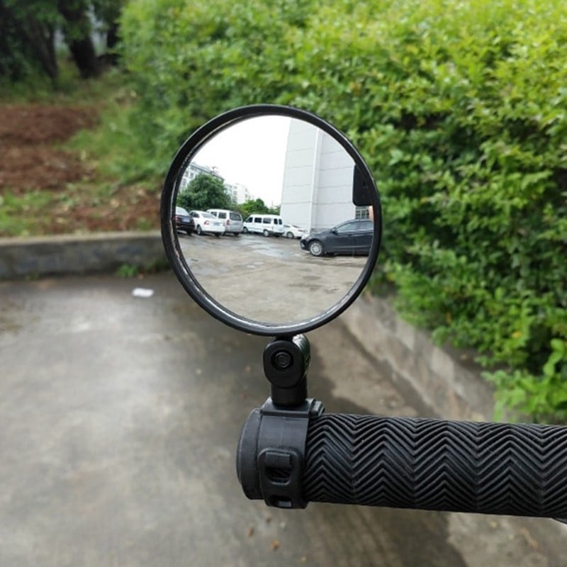 Bicycle Adjustable Rear view Mirrors Wide-angle Convex Mirror Silicone ...