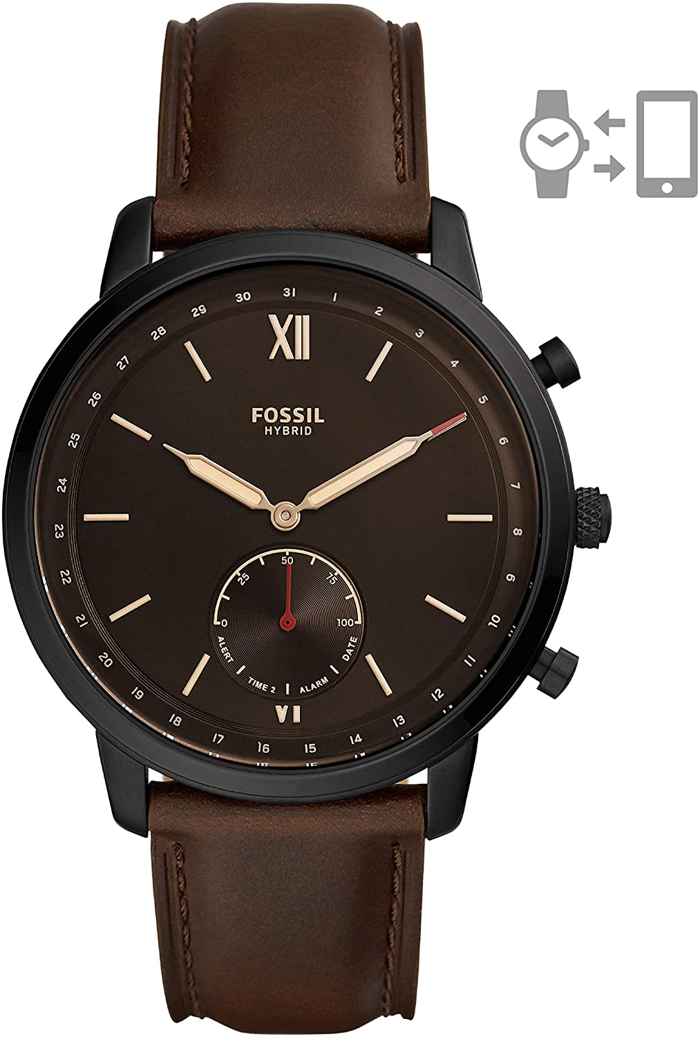 Fossil Men's Neutra Legit Fashion Stainless Steel Hybrid SmartWatch with  Activity Tracking and Smartphone NotificationsSilver/Brown/Blue | Lazada PH