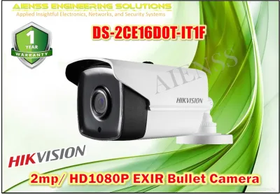 DS-2CE16D0T-IT1F 2MP (3.6mm lens) HIKVISION 1080P Outdoor 4in1 Bullet Turbo HDTVI CCTV Camera EXIR