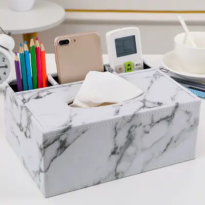 Multi-function tissue box box sitting room tea table remote receive a case of household paper napkin smoking box of contracted and lovely