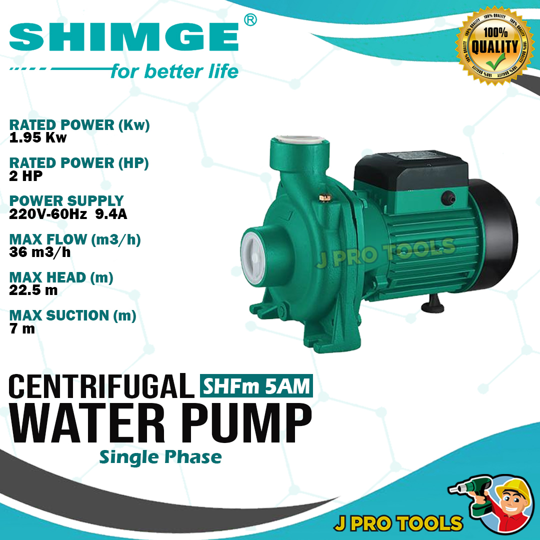 SHIMGE SHFm 5AM Surface Pump / Centrifugal Water Pump | Lazada PH