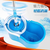 360° Spin Head Microfiber Mop Bucket Set - Torbellino