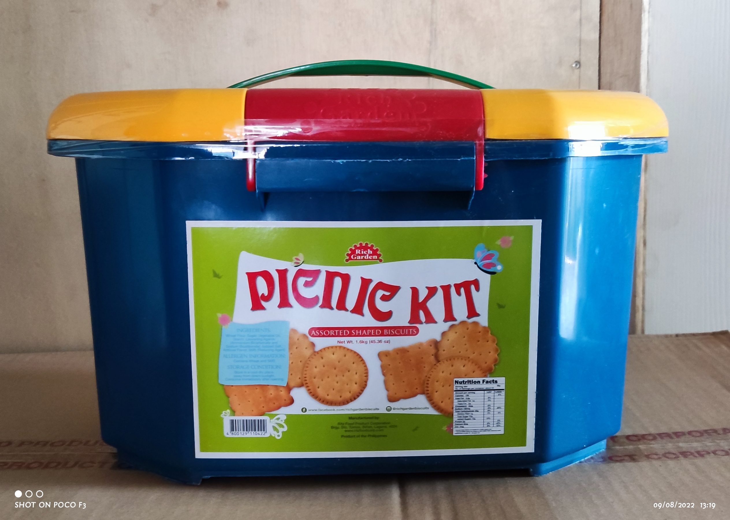 PICNIC KIT ASSORTED SHAPE BISCUIT BY RICH GARDEN BEST PASALUBONG BEST