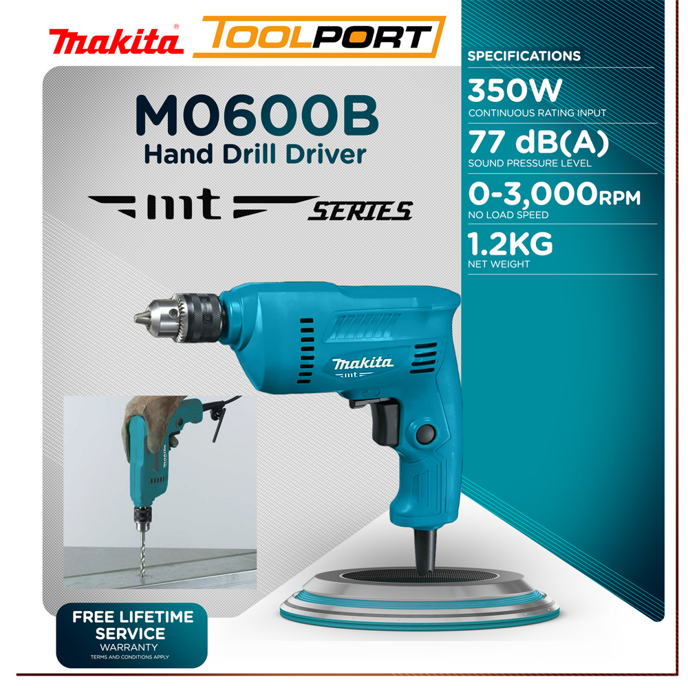 Makita M0600B Hand Drill 3/8" 10mm ( 350W ) [ TOOLPORT ] | Lazada PH