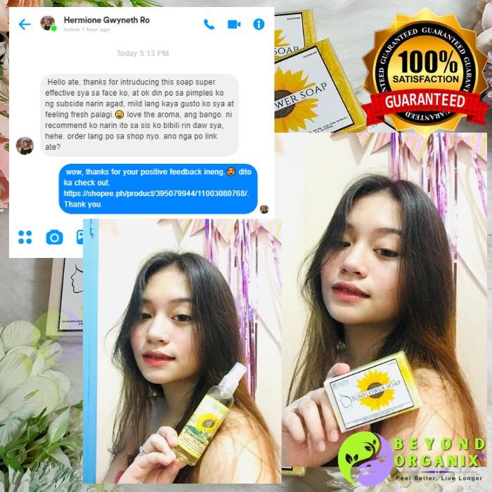 Beyond Organix SUNFLOWER OIL SOAP Duo (Inguinal and armpit lightener Pimple stretch mark care