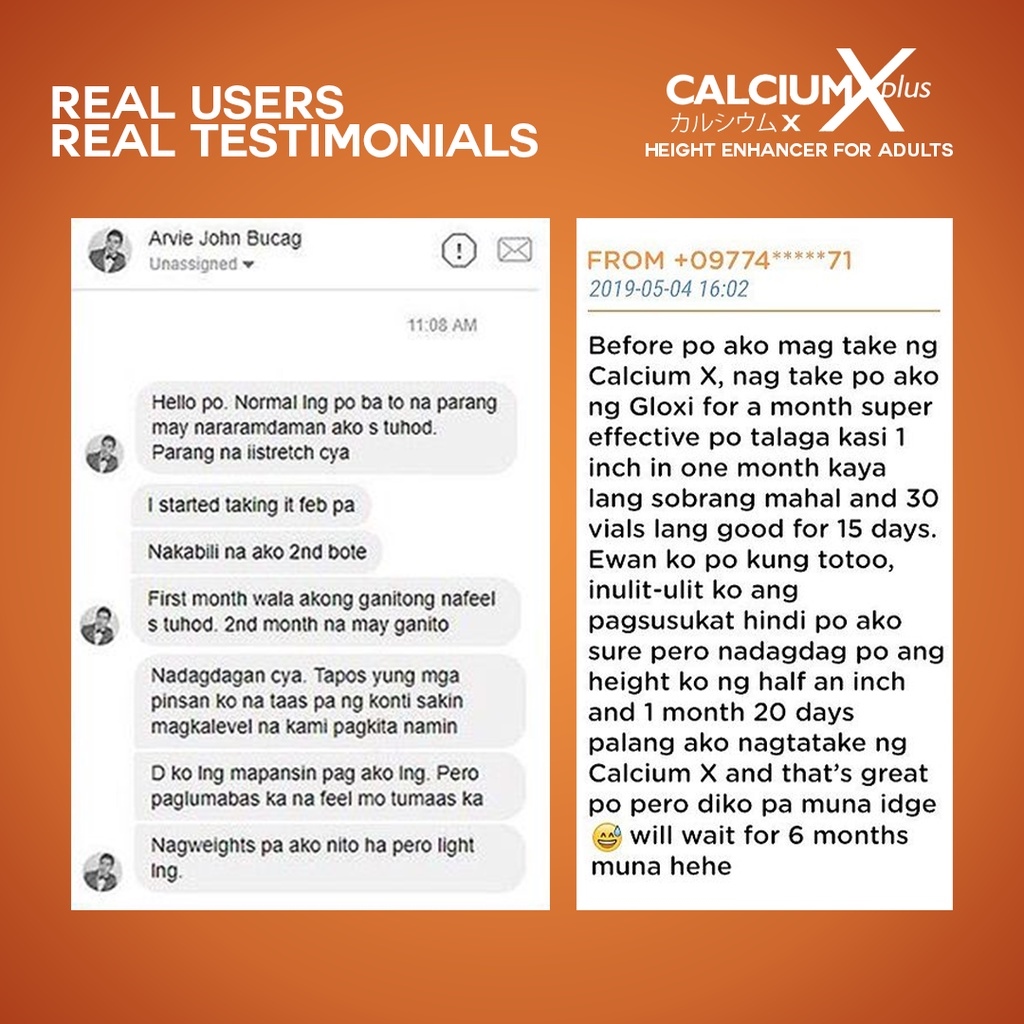 Calcium X Plus Japan Height Enhancer Bottle of 180 Tablets Good for 2