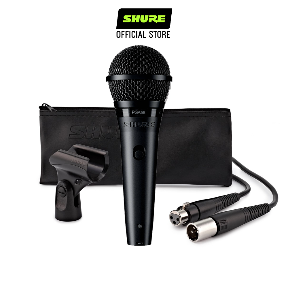 SHURE PGA58XLR Dynamic Vocal Microphone with XLR cable Lazada PH