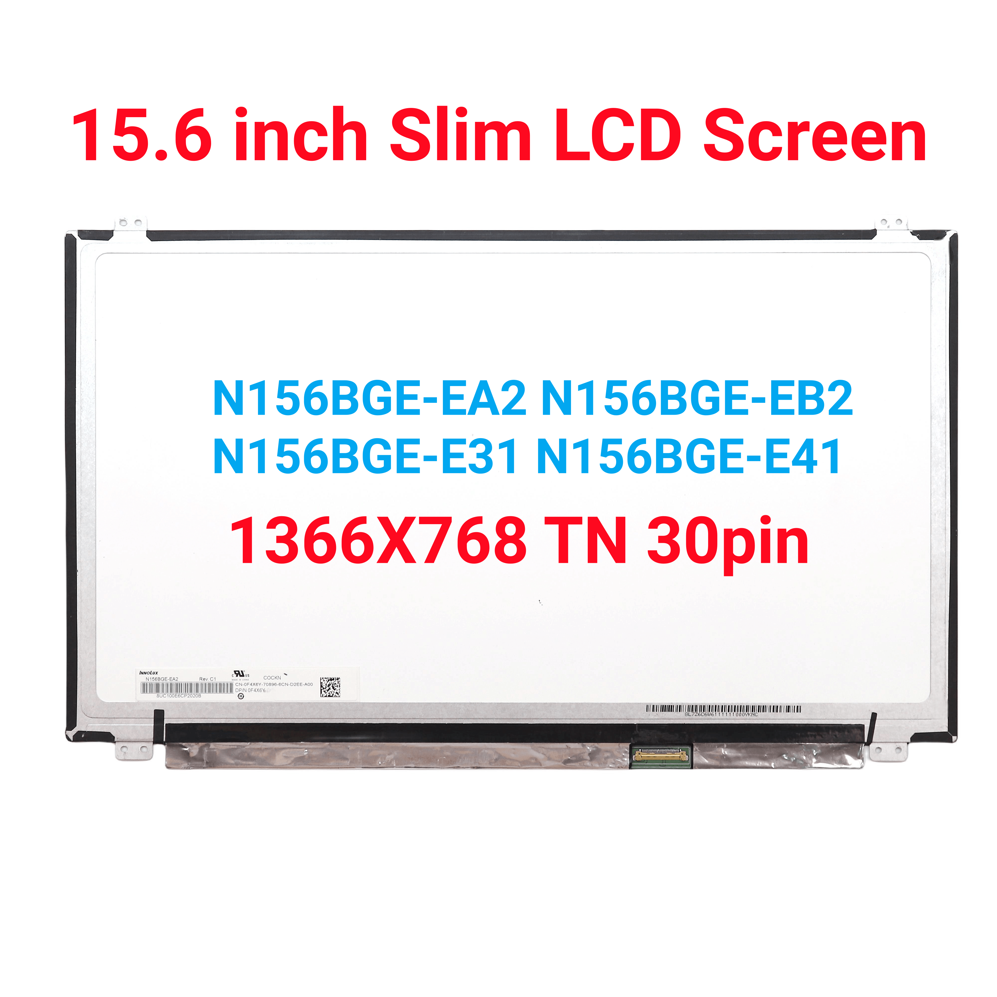 Laptop Led Lcd Screen Display Matrix LP156WHB-TPC1 N156BGE-EA1 5D10F76010  15.6