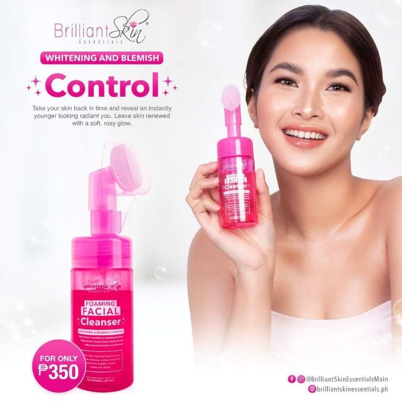 brilliant facial foam cleanser