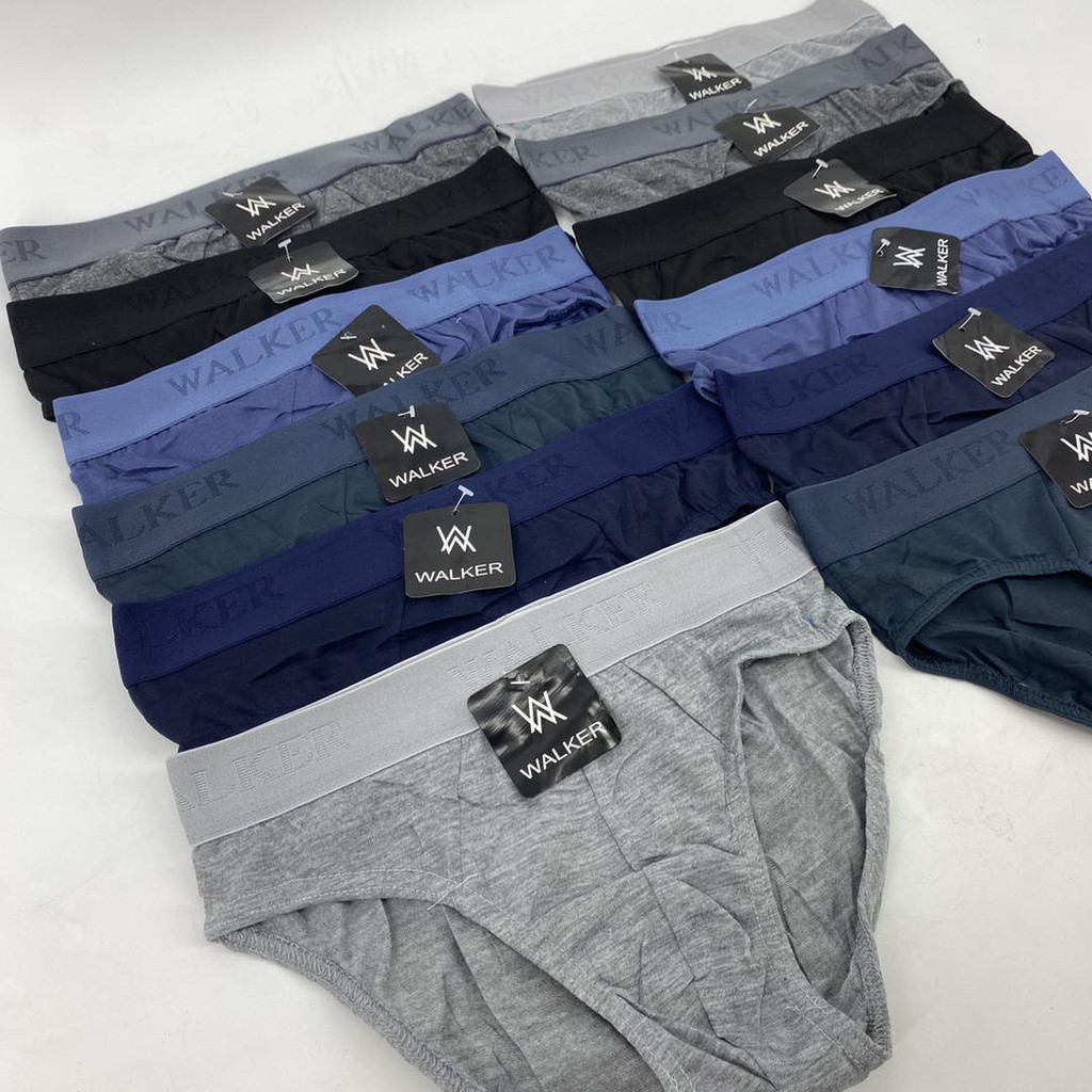 Cod Cotton 12pcs Walker Men's briefs Underwear high-quality | Lazada PH
