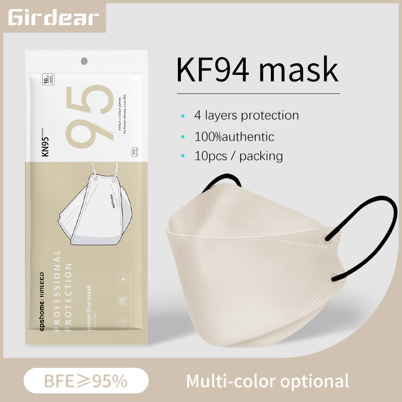 Girdear kf94 face mask 100 pcs sale kn94 mask Medical masks Adult