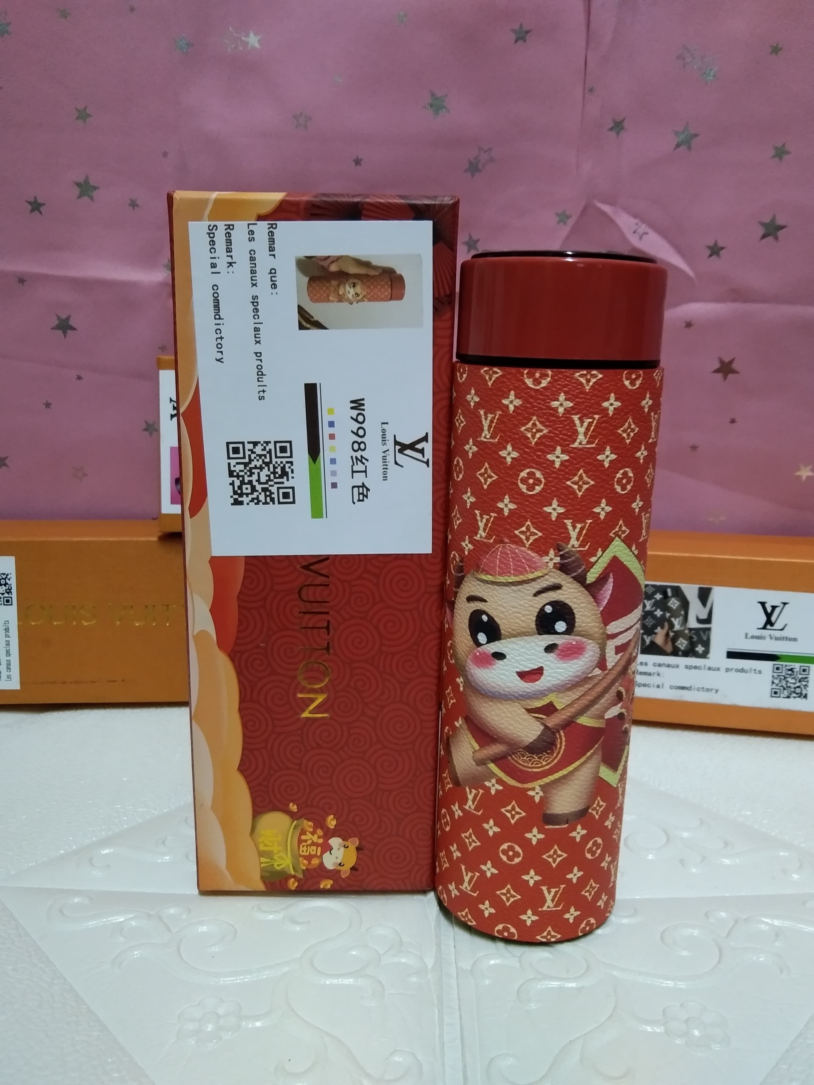 Lv and Others Stainless Steel Vacuum Flask Tumbler with LED