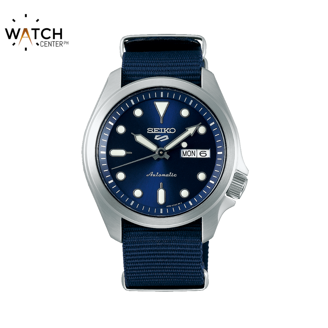 Seiko 5 Sports Automatic Watch SRPE63K1 w/ Warranty Blue Dial Nylon Band  100m | Lazada PH