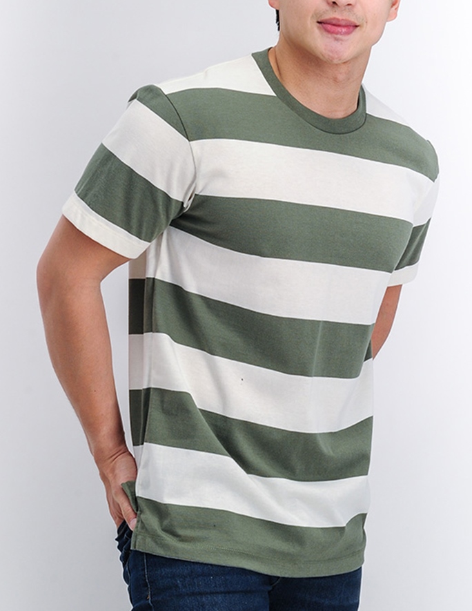 BENCH- BOL0901 Men's Striped Tee 