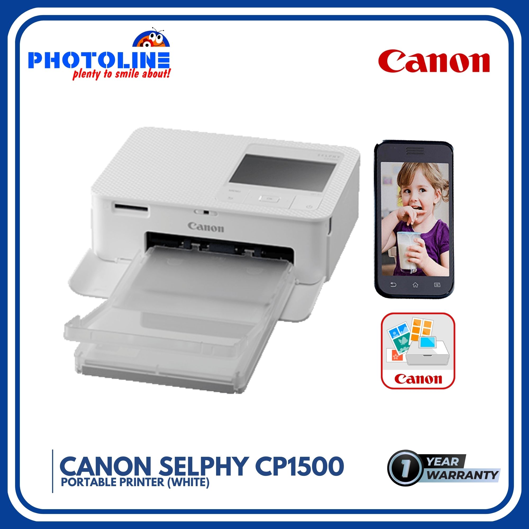 Canon SELPHY CP1500 Compact Photo Printer Lazada PH