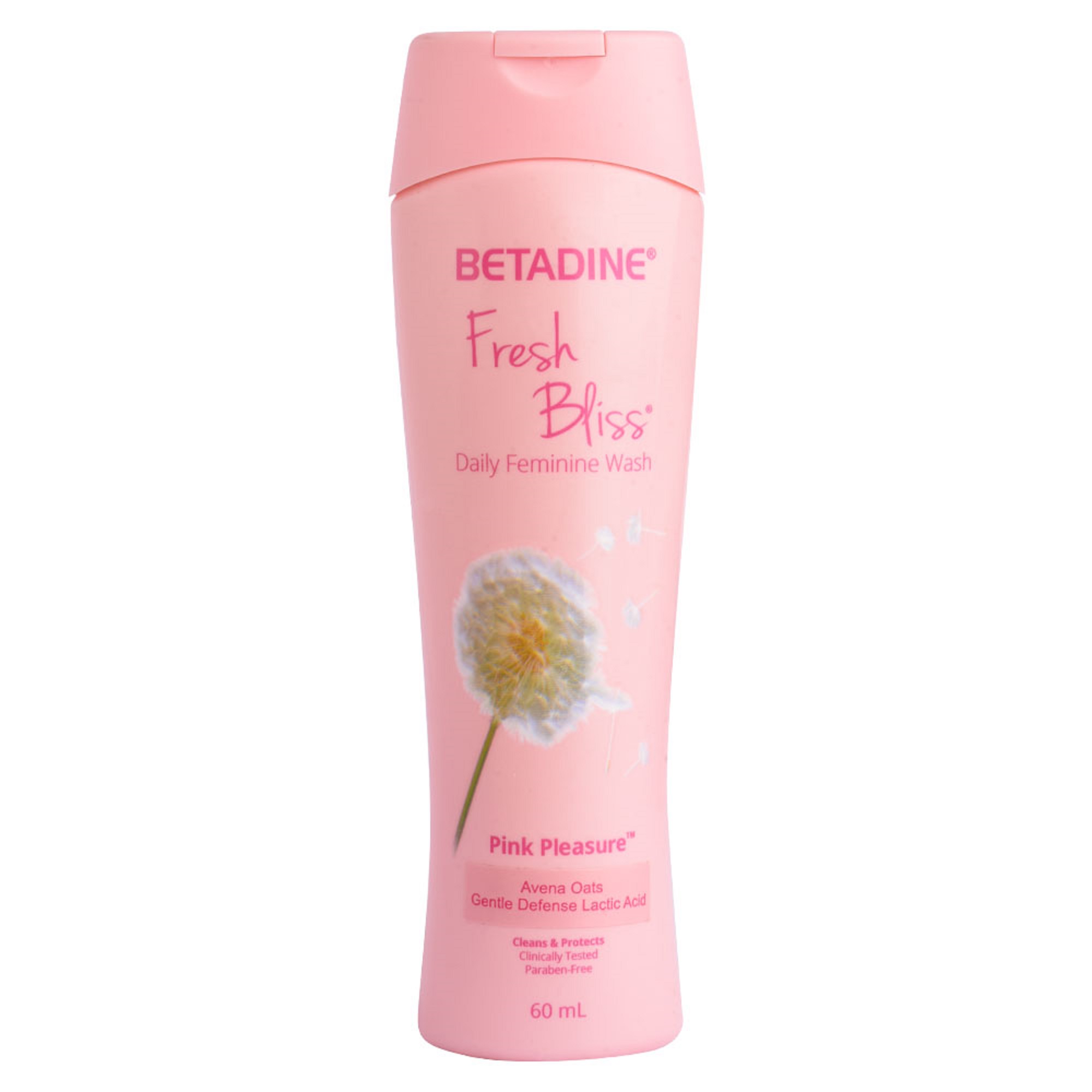 BETADINE® Fresh Bliss® Daily Feminine Wash 60mL Pink PLeasure Lazada PH