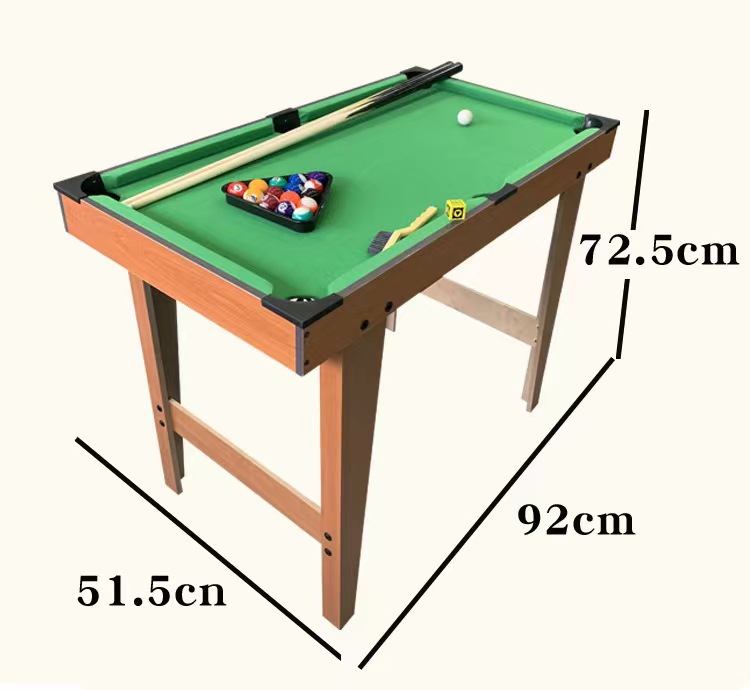 36x20 Inches Mini Billiard Table For Kids Wooden Tabletop Pool Table