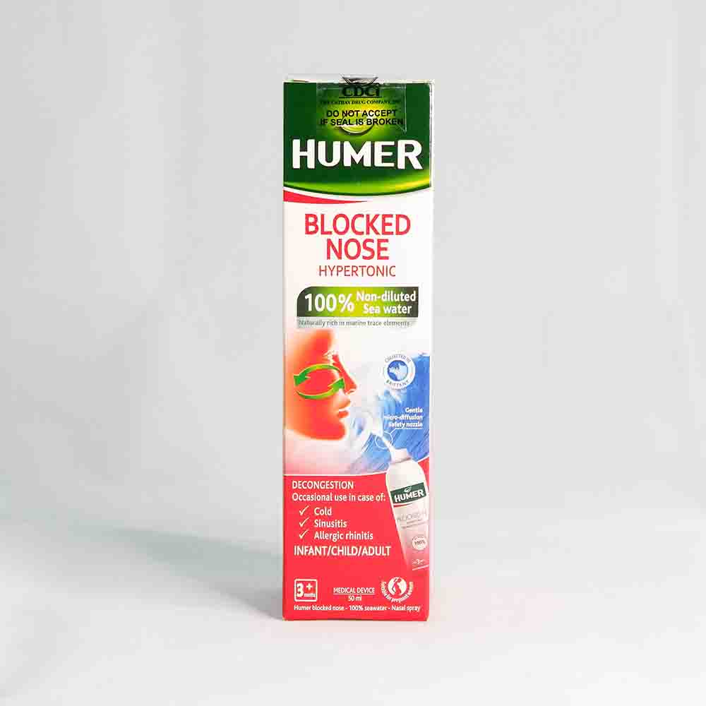 Humer Blocked Nose Hypertonic Nasal Spray 50ml Lazada PH