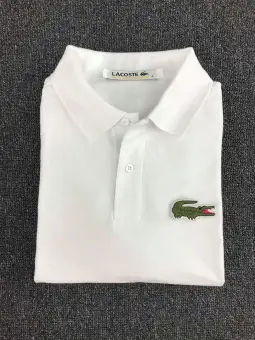 Men's Lacoste Polo Shirt Green Big Logo 