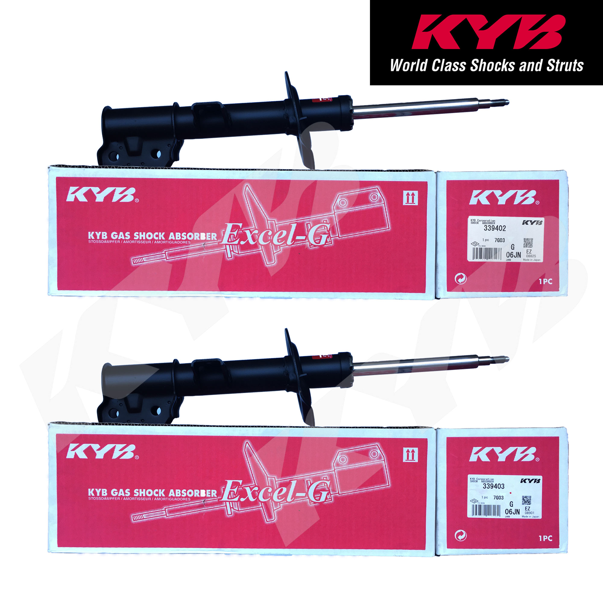 KYB 339402/339403 for Hyundai Tucson 2010 - 2015 Set of 2 Front Gas ...