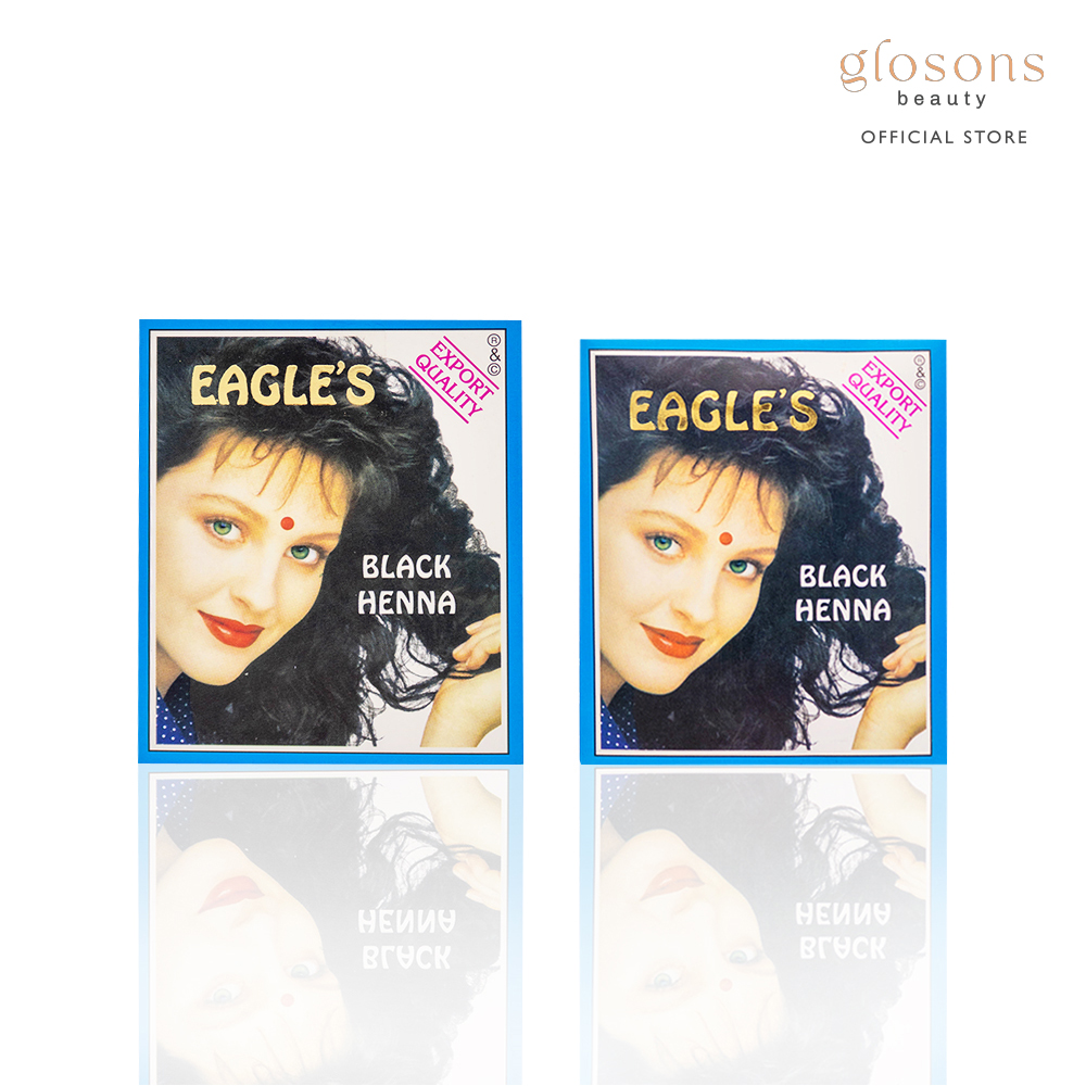 Eagle's Black Henna Hair Dye Natural Organic Permanent Color Keep For White  Gray Hair 10g/Pouch, 6pcs/Box | Lazada PH