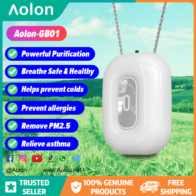 EYD Air Purifier GB01 Personal Travel Wearable Air Purifier 10 million